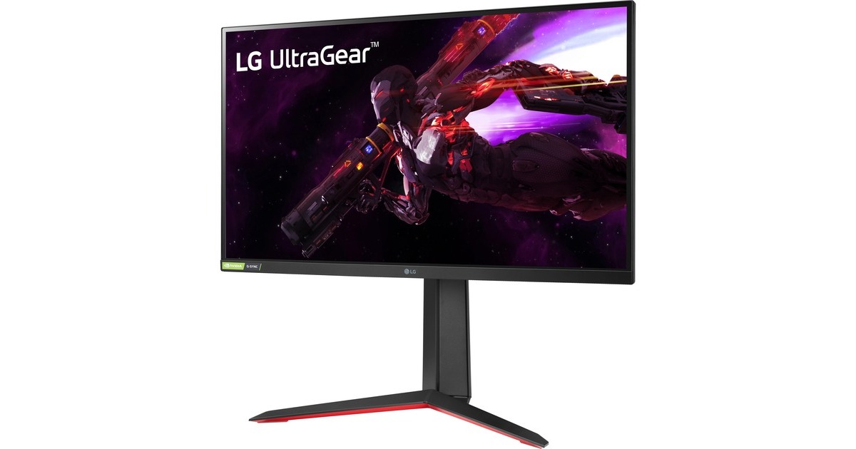 LG UltraGear 27GP850P-B, Gaming-Monitor(68.5 cm (27 Zoll), schwarz/rot, QHD, Nano IPS, HDMI, DisplayPort, G-Sync kompatibel, Free-Sync Premium, USB, 165Hz Panel)