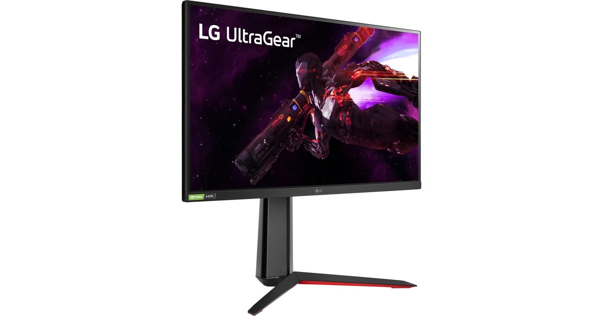LG UltraGear 27GP850P-B, Gaming-Monitor(68.5 cm (27 Zoll), schwarz/rot, QHD, Nano IPS, HDMI, DisplayPort, G-Sync kompatibel, Free-Sync Premium, USB, 165Hz Panel)