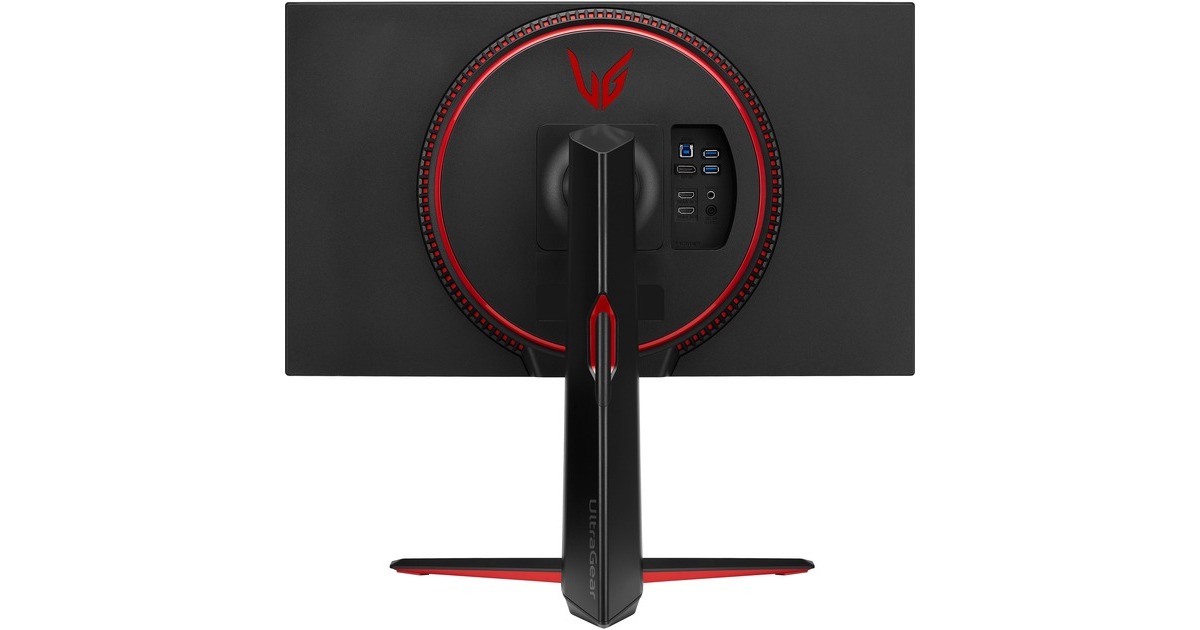 LG UltraGear 27GP850P-B, Gaming-Monitor(68.5 cm (27 Zoll), schwarz/rot, QHD, Nano IPS, HDMI, DisplayPort, G-Sync kompatibel, Free-Sync Premium, USB, 165Hz Panel)