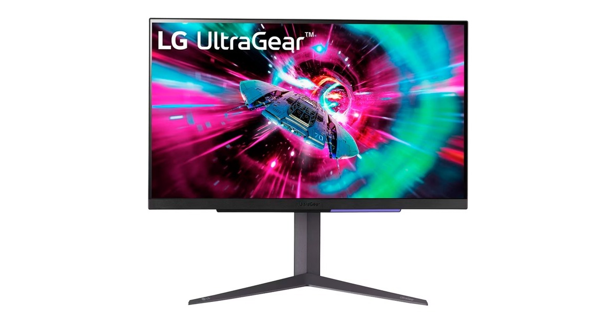 LG UltraGear 27GR93U-B, Gaming-Monitor(68 cm (27 Zoll), schwarz, UltraHD/4K, IPS, HDR10, 144Hz Panel)