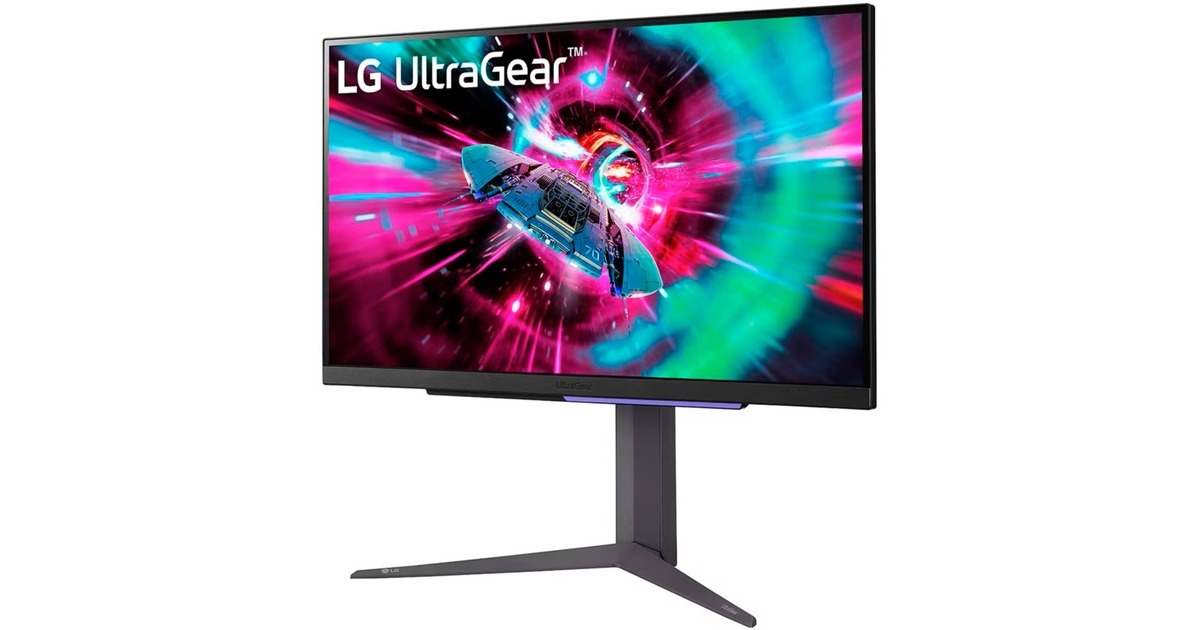 LG UltraGear 27GR93U-B, Gaming-Monitor(68 cm (27 Zoll), schwarz, UltraHD/4K, IPS, HDR10, 144Hz Panel)