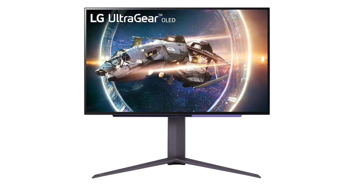 LG UltraGear 27GR95QE-B, Gaming-Monitor(67 cm (27 Zoll), schwarz, QHD, AMD Free-Sync, HDMI 2.1, 240Hz Panel, Outlet)
