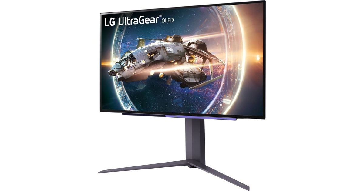 LG UltraGear 27GR95QE-B, Gaming-Monitor(67 cm (27 Zoll), schwarz, QHD, AMD Free-Sync, HDMI 2.1, 240Hz Panel, Outlet)