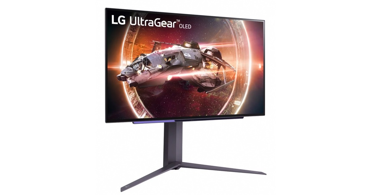 LG UltraGear 27GS95QE-B, Gaming-Monitor(67.3 cm (26.5 Zoll), schwarz, QHD, OLED, NVIDIA G-SYNC kompatibel, AMD FreeSync Premium Pro, 240Hz Panel)