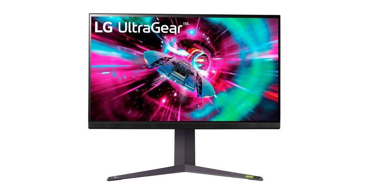 LG UltraGear 32GR93U-B, Gaming-Monitor(80 cm (32 Zoll), schwarz, UHD/4K, IPS, HDR10, 144Hz Panel)