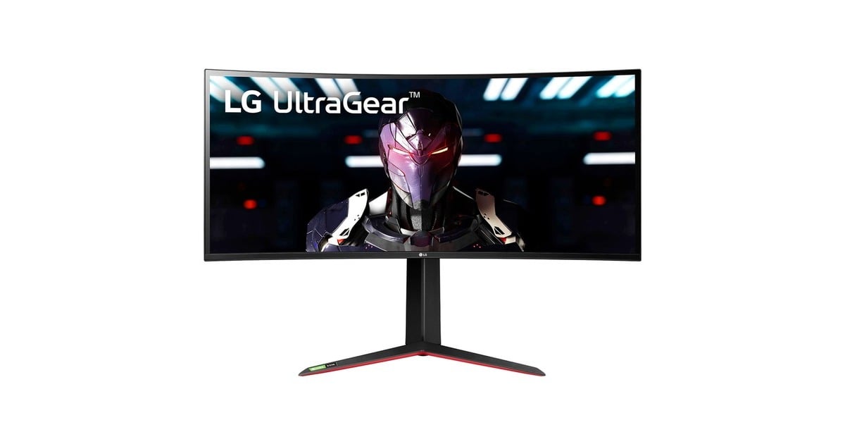 LG UltraGear 34GN850P-B, Gaming-Monitor(86.7 cm (34 Zoll), schwarz/rot, UWQHD, IPS, HDMI, DisplayPort, G-Sync komp., FreeSync, USB, Curved, 160Hz Panel)