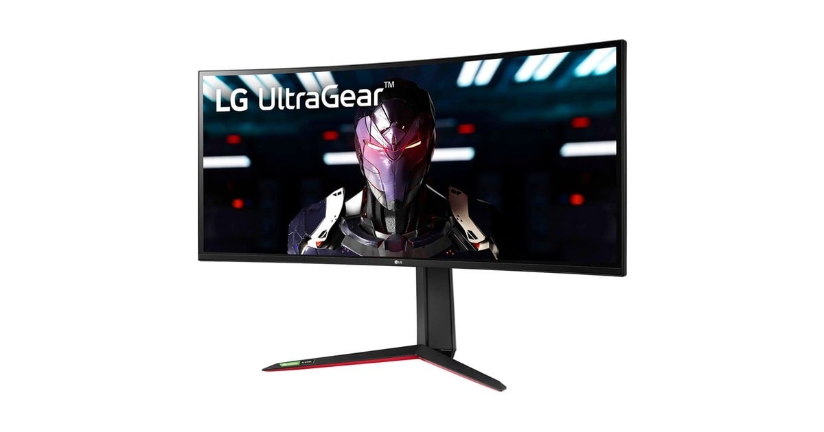 LG UltraGear 34GN850P-B, Gaming-Monitor(86.7 cm (34 Zoll), schwarz/rot, UWQHD, IPS, HDMI, DisplayPort, G-Sync komp., FreeSync, USB, Curved, 160Hz Panel)
