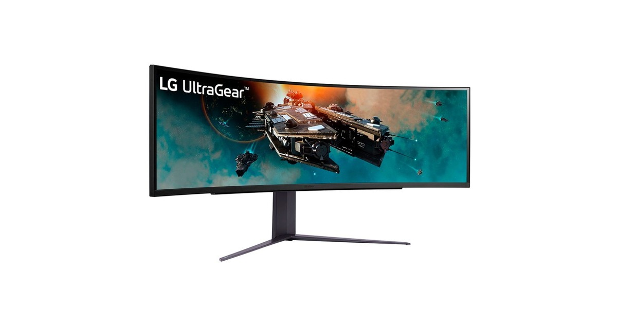 LG UltraGear 49GR85DC-B, Gaming-Monitor(124 cm (49 Zoll), schwarz, DQHD, VA, Curved, AMD Free-Sync Premium Pro, HDR, 240Hz Panel)