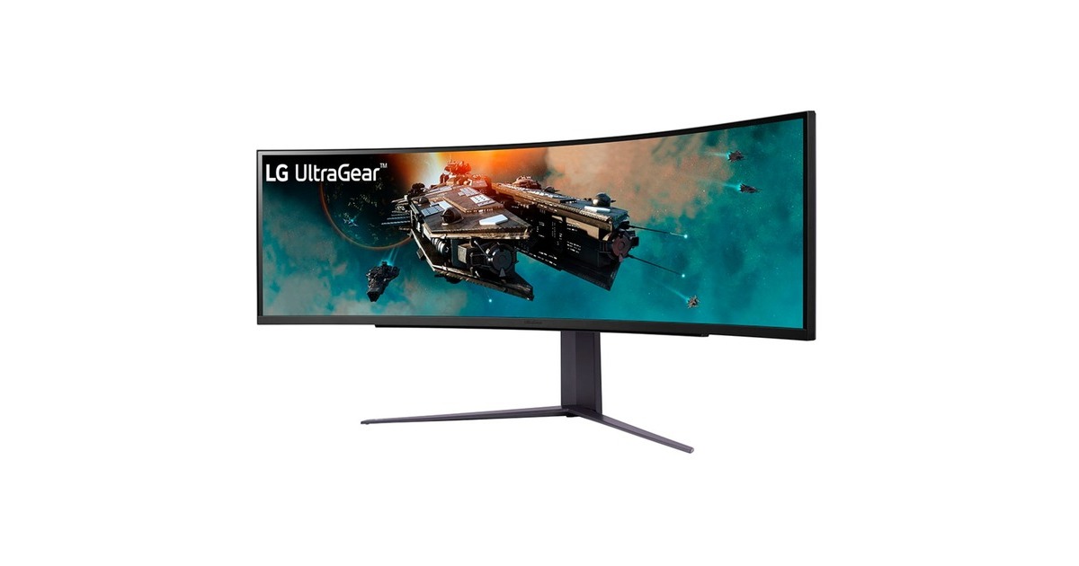 LG UltraGear 49GR85DC-B, Gaming-Monitor(124 cm (49 Zoll), schwarz, DQHD, VA, Curved, AMD Free-Sync Premium Pro, HDR, 240Hz Panel)