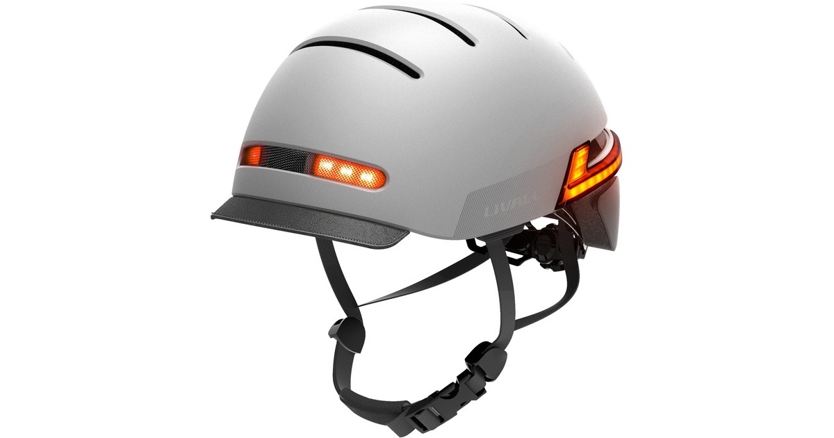 LIVALL BH51 M Neo, Helm(hellgrau, Größe 57 - 61 cm)