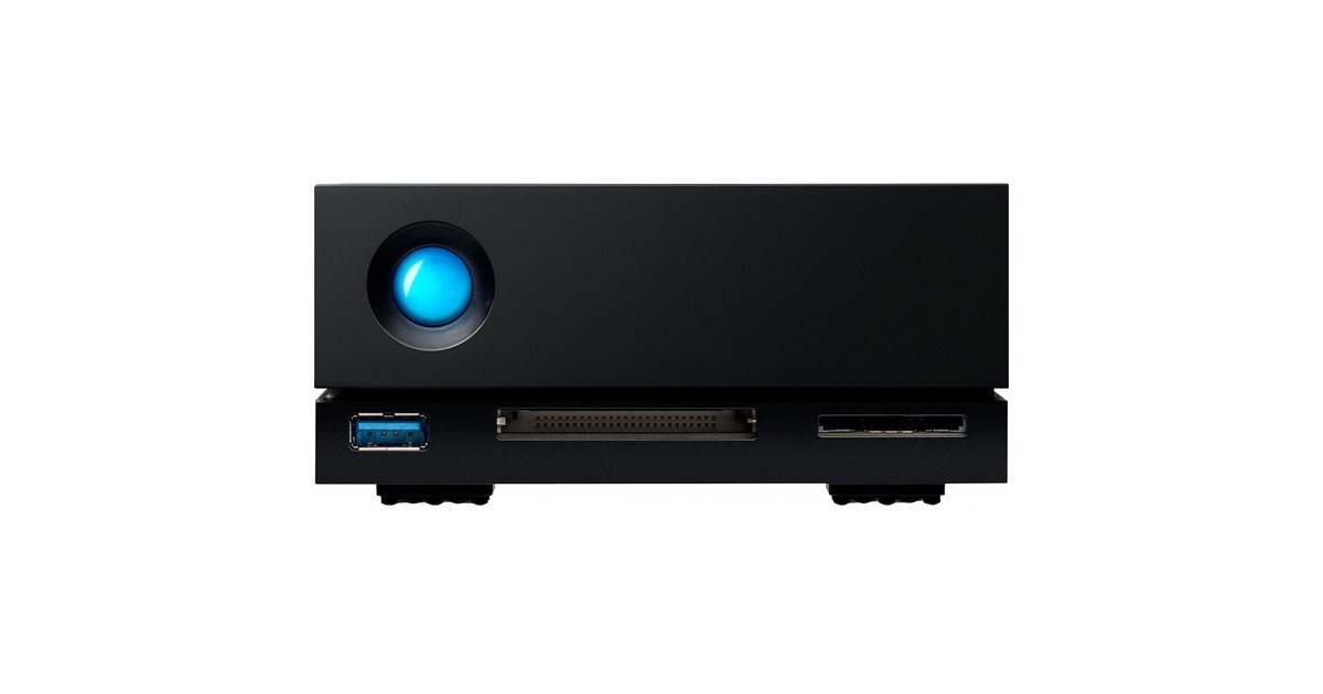 LaCie 1big Dock 16 TB, Externe Festplatte(schwarz, extern, 2x Thunderbolt 3)