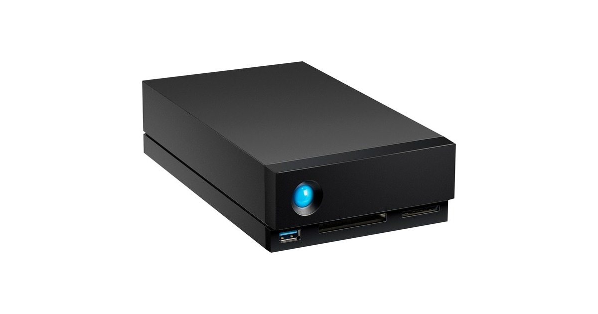 LaCie 1big Dock 20 TB, Externe Festplatte(schwarz, extern, 2x Thunderbolt 3)