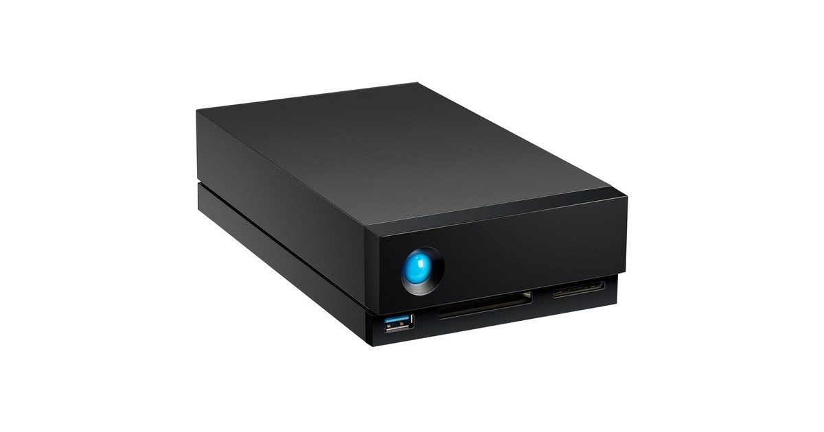 LaCie 1big Dock 4 TB, Externe Festplatte(schwarz, extern, 2x Thunderbolt 3)