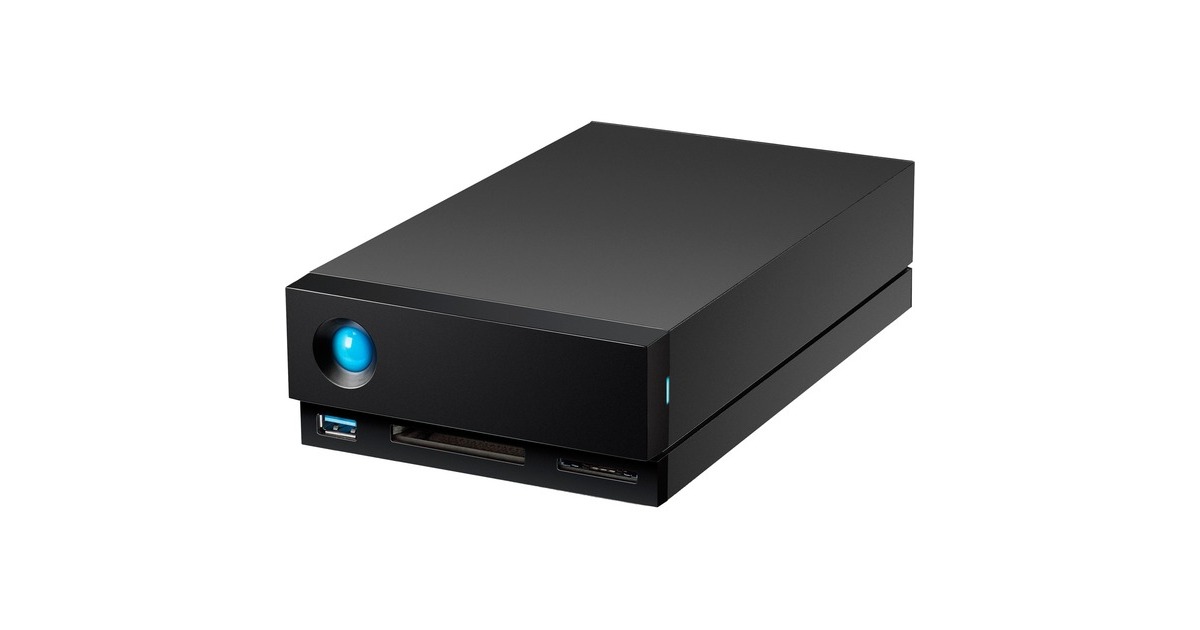LaCie 1big Dock 4 TB, Externe Festplatte(schwarz, extern, 2x Thunderbolt 3)