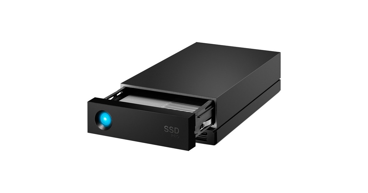 LaCie 1big Dock Pro 4 TB, Externe SSD(schwarz, 2x Thunderbolt 3)