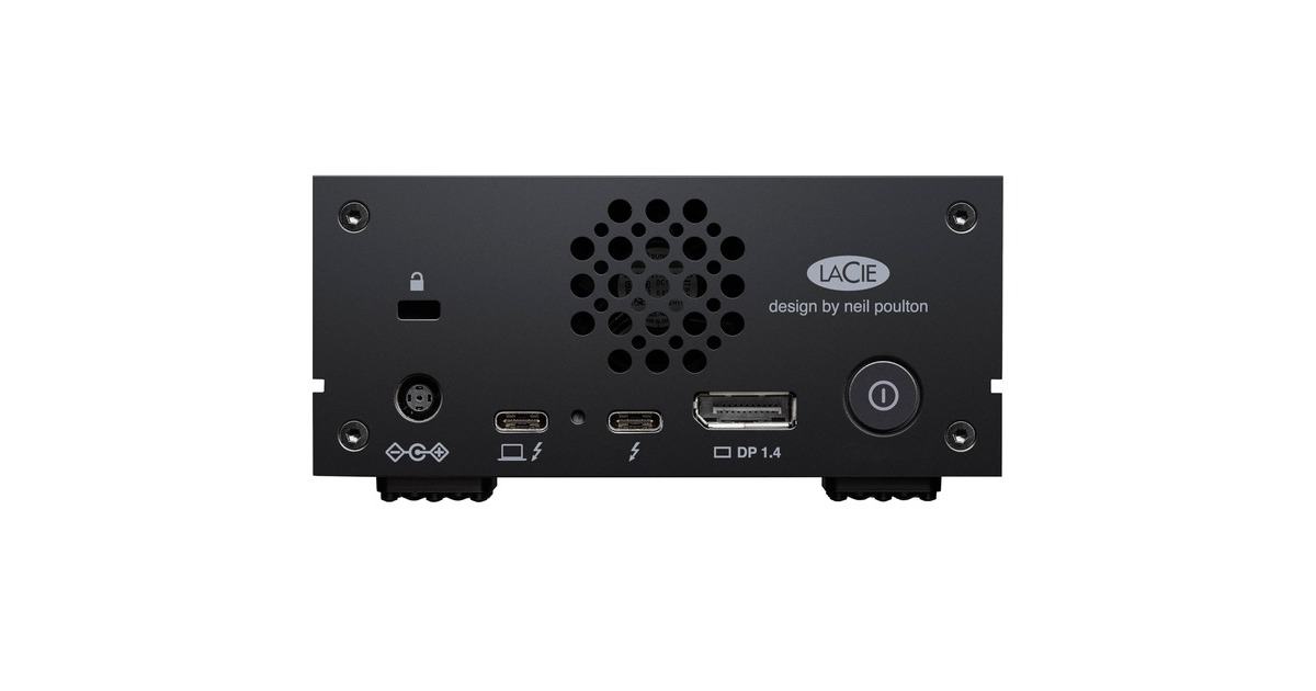 LaCie 1big Dock Pro 4 TB, Externe SSD(schwarz, 2x Thunderbolt 3)