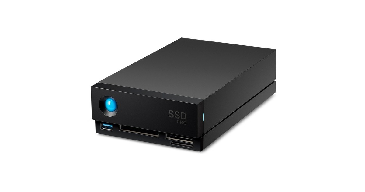LaCie 1big Dock SSD Pro 2TB, Externe Festplatte(schwarz, Thunderbolt 3)
