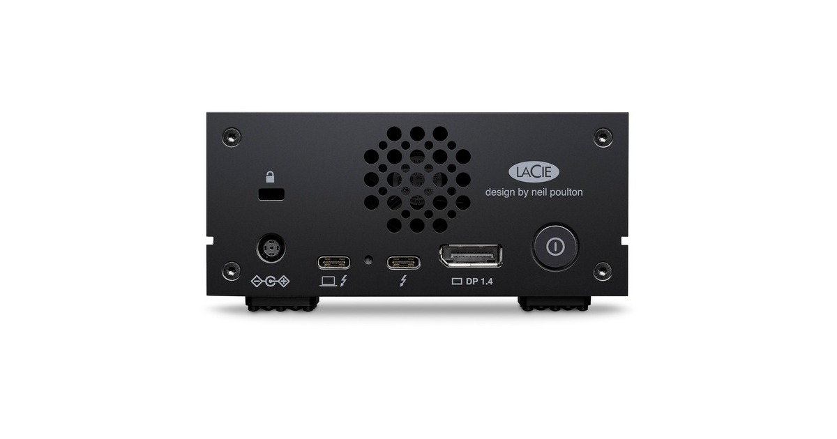 LaCie 1big Dock SSD Pro 2TB, Externe Festplatte(schwarz, Thunderbolt 3)