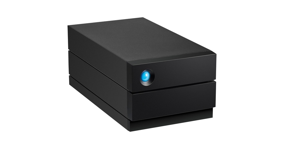 LaCie 2big RAID 36 TB, Externe Festplatte(schwarz, USB-C 3.2 (10 Gbit/s))