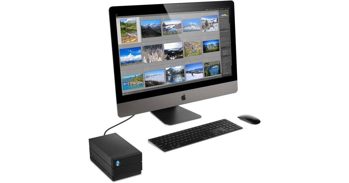 LaCie 2big RAID 8 TB, Externe Festplatte(schwarz, USB-C 3.2 (5 Gbit/s))