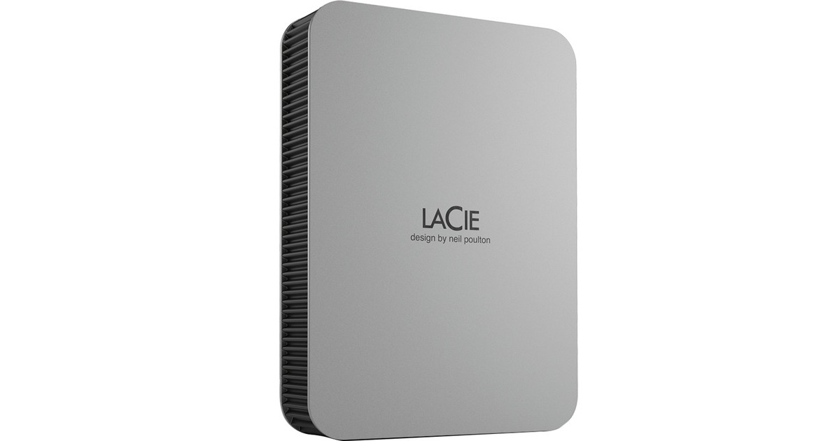 LaCie Mobile Drive Secure 2 TB, Externe Festplatte(grau, USB-C 3.2 (5 Gbit/s))