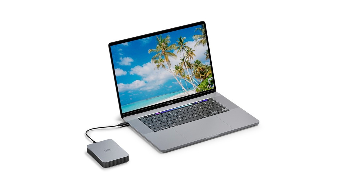 LaCie Mobile Drive Secure 4 TB, Externe Festplatte(grau, USB-C 3.2 (5 Gbit/s))