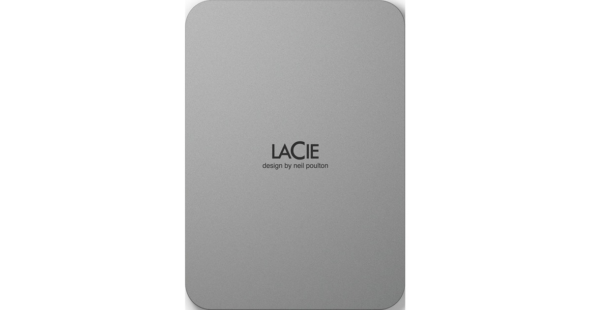 LaCie Mobile Drive Secure 5 TB, Externe Festplatte(grau, USB-C 3.2 (5 Gbit/s))