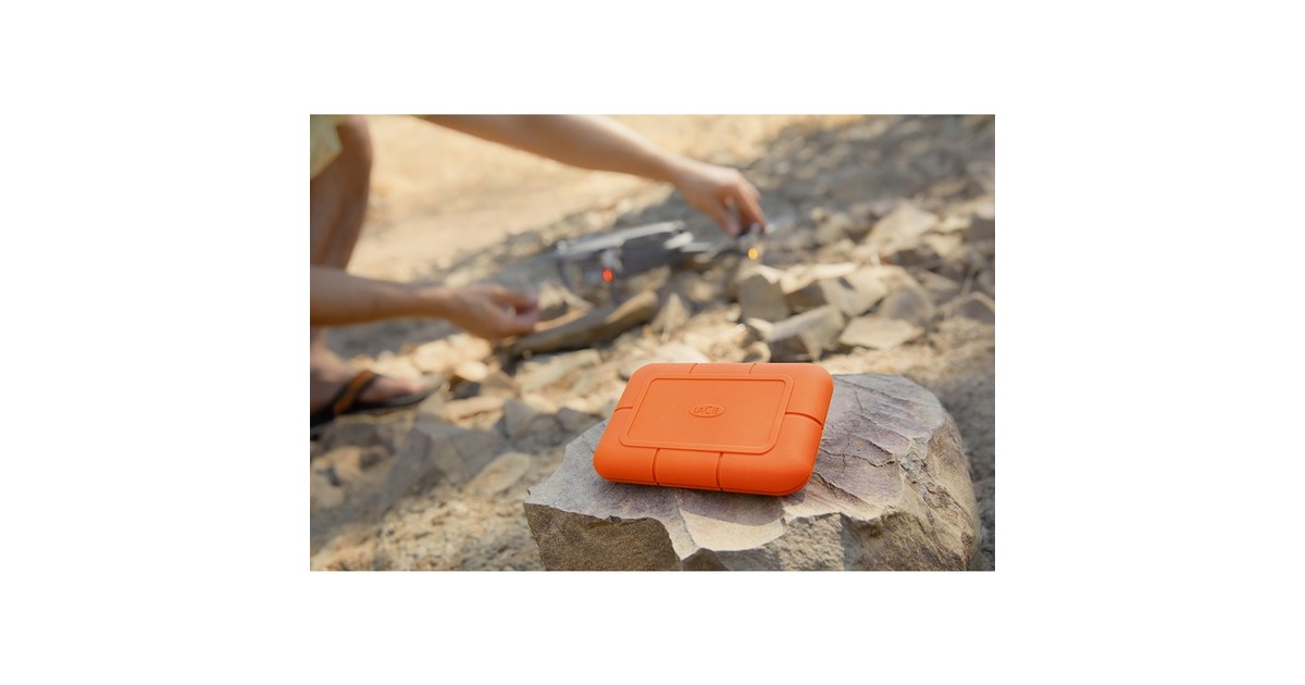 LaCie RUGGED SSD 1 TB, Externe SSD(orange, USB-C 3.2 Gen 1 (5 Gbit/s))