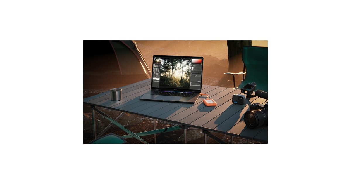 LaCie Rugged Mini SSD 1 TB, Externe SSD(orange/silber, USB-C 3.2 Gen 2x2 (20 Gbit/s))