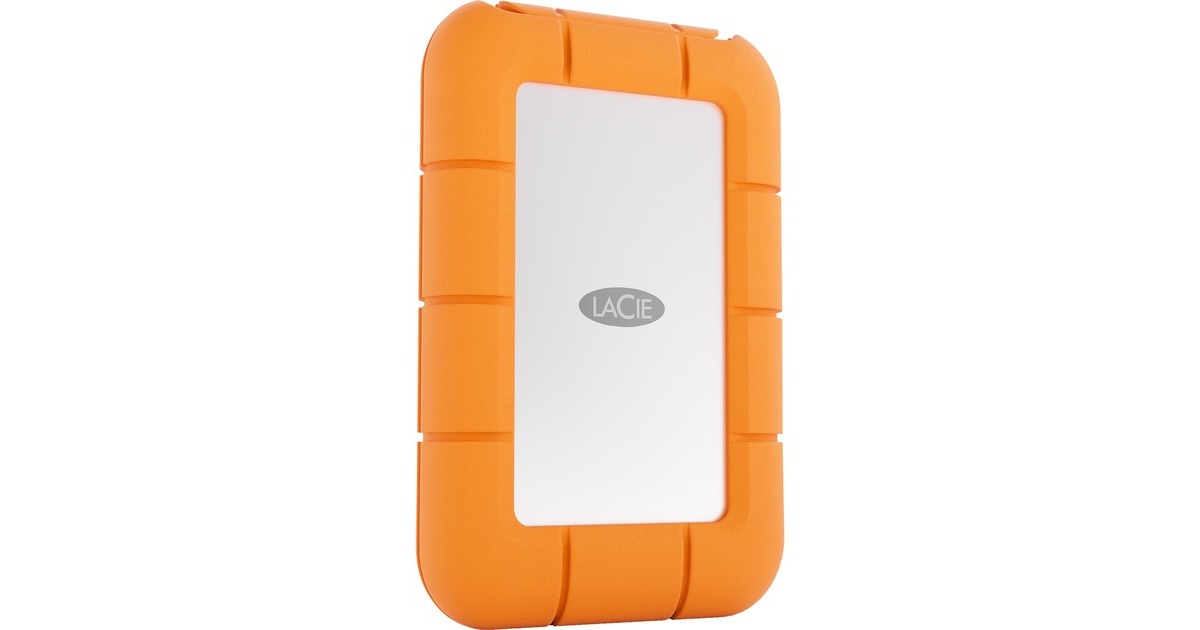 LaCie Rugged Mini SSD 2 TB, Externe SSD(orange/silber, USB-C 3.2 Gen 2x2 (20 Gbit/s))