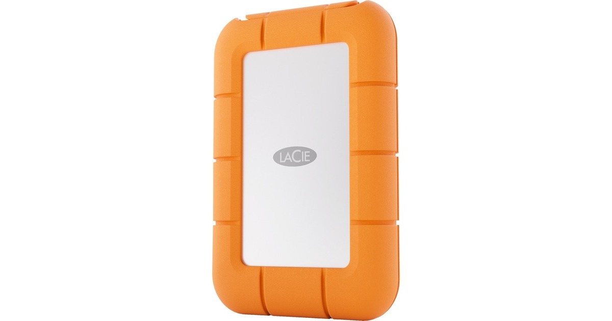 LaCie Rugged Mini SSD 2 TB, Externe SSD(orange/silber, USB-C 3.2 Gen 2x2 (20 Gbit/s))