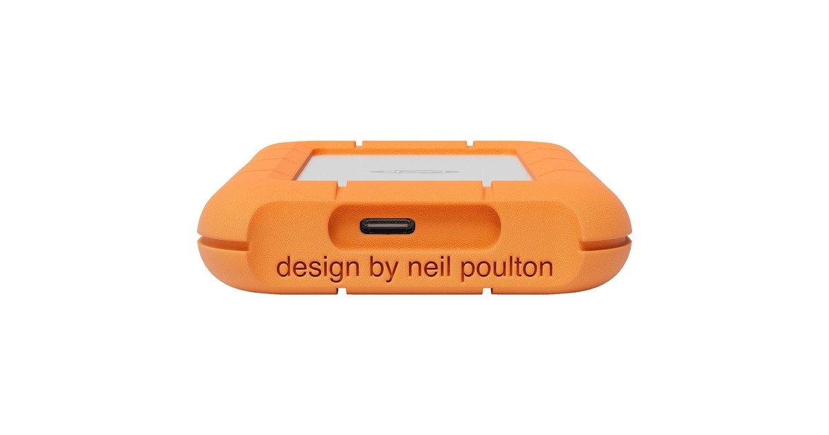 LaCie Rugged Mini SSD 2 TB, Externe SSD(orange/silber, USB-C 3.2 Gen 2x2 (20 Gbit/s))