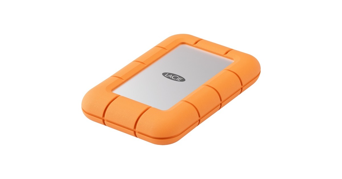 LaCie Rugged Mini SSD 4 TB, Externe SSD(orange/silber, USB-C 3.2 Gen 2x2 (20 Gbit/s))