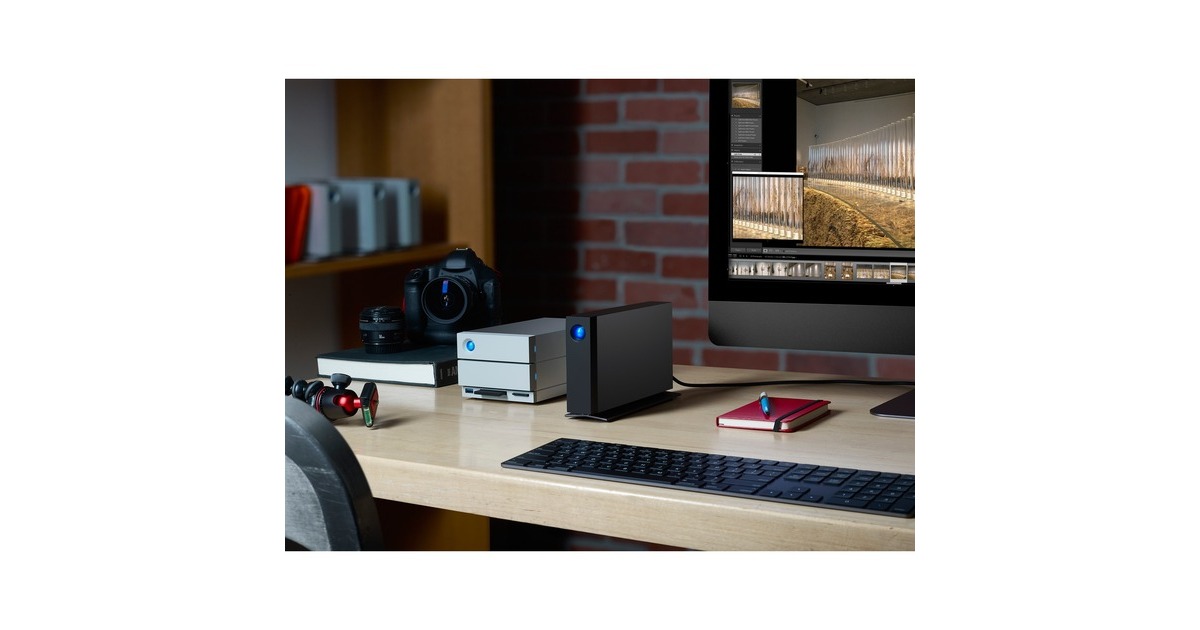 LaCie d2 Professional 10 TB, Externe Festplatte(schwarz, USB-C 3.2 Gen 1)