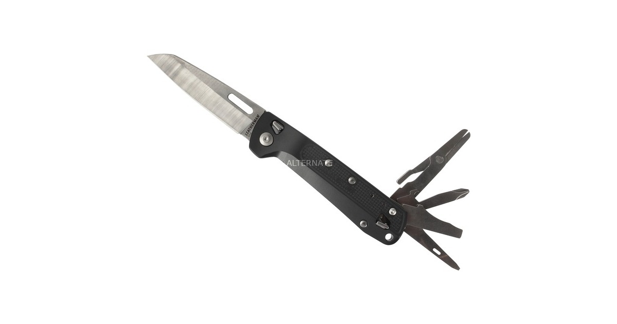 Leatherman Multitool FREE K4(dunkelgrau, 9 Tools)
