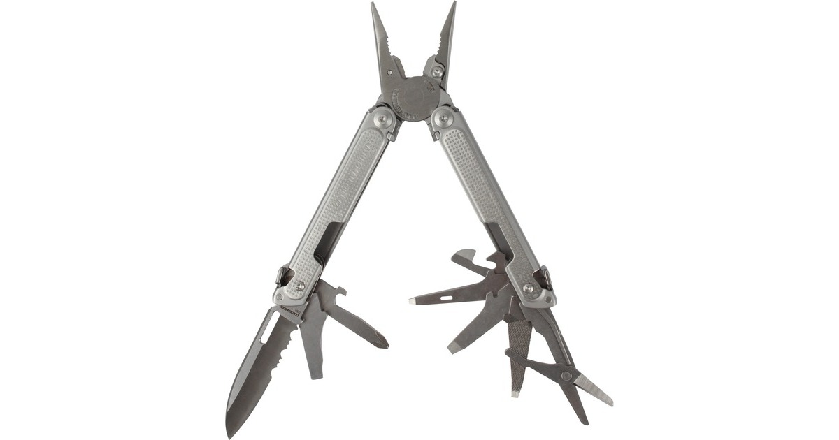 Leatherman Multitool FREE P2(silber, 19 Tools)