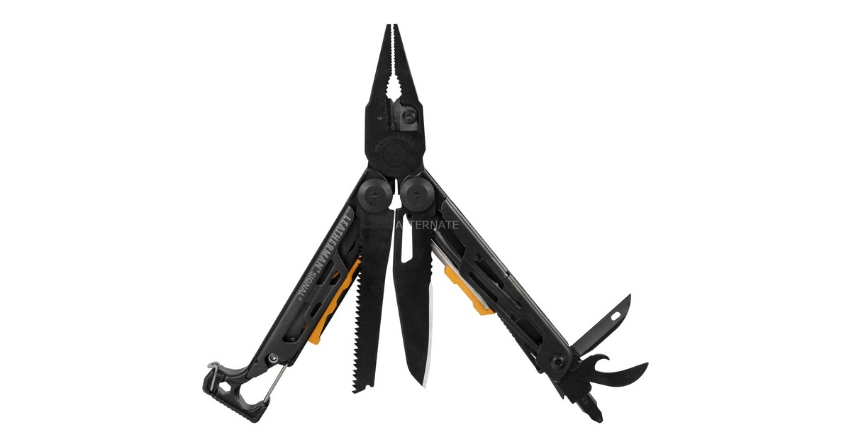 Leatherman Multitool SIGNAL(schwarz, 19 Tools)