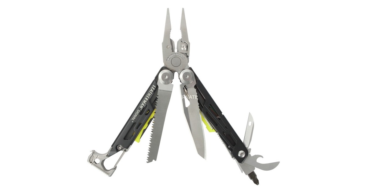 Leatherman Multitool SIGNAL(grau, 19 Tools)