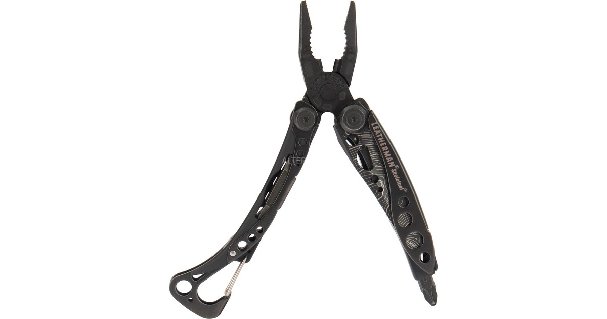 Leatherman Multitool SKELETOOL Topo(schwarz, 7 Tools)
