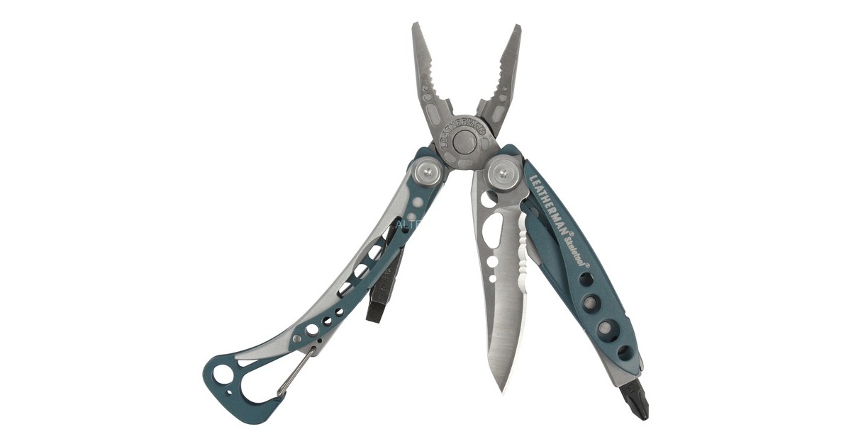 Leatherman Multitool SKELETOOL columbia blue(blaugrau, 7 Tools)