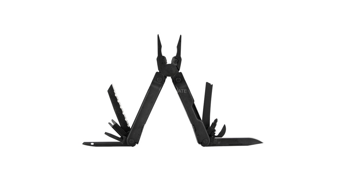 Leatherman Multitool SUPER TOOL 300M(schwarz, 18 Tools, mit Holster)