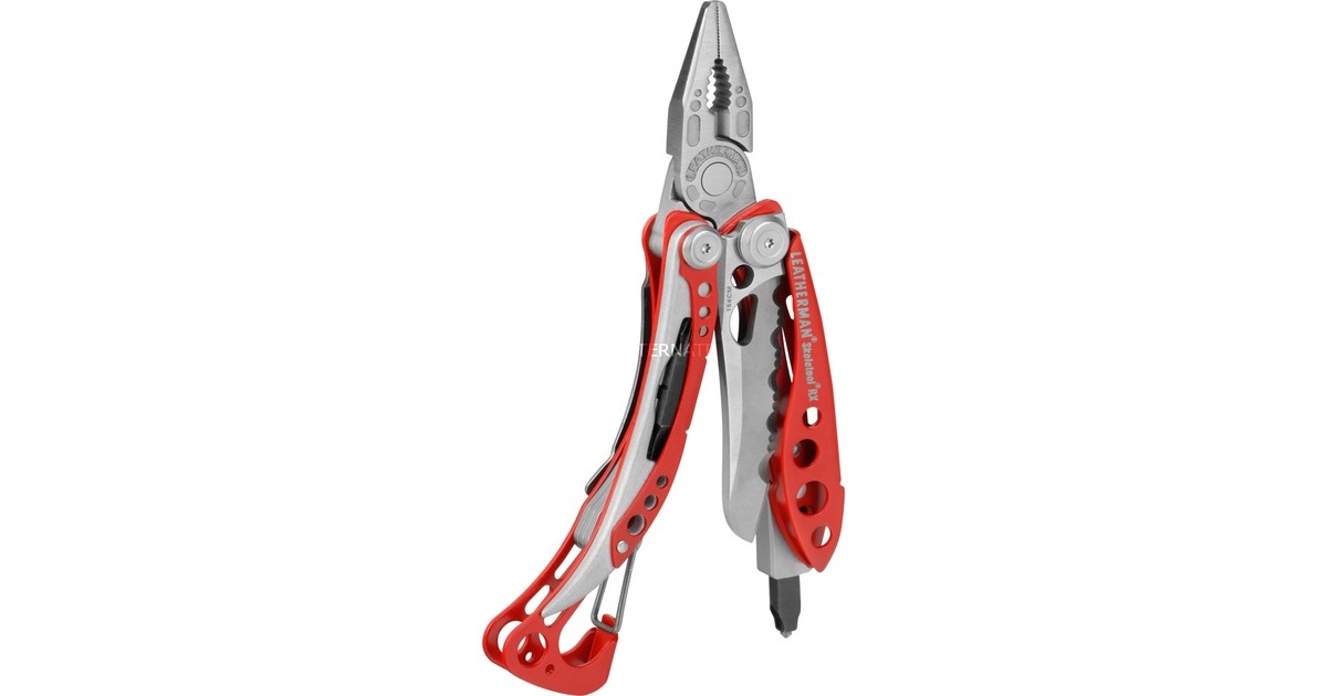 Leatherman Multitool Skeletool RX(rot/silber, 7 Tools)