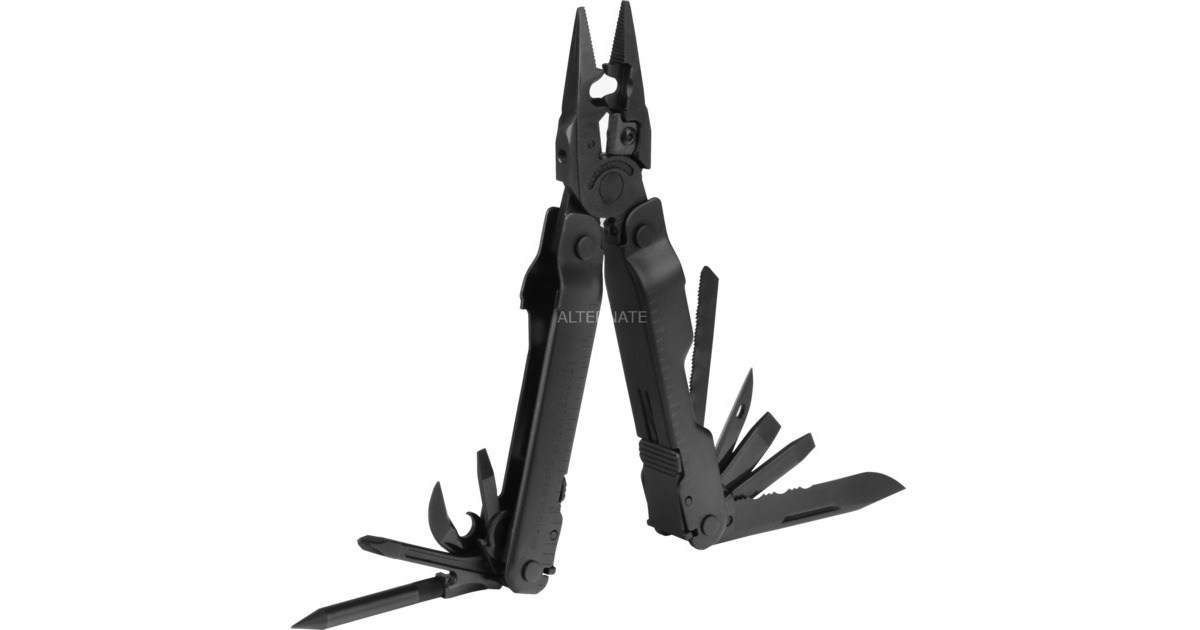 Leatherman Multitool Super Tool 300 EOD(schwarz, 19 Tools, mit Holster)
