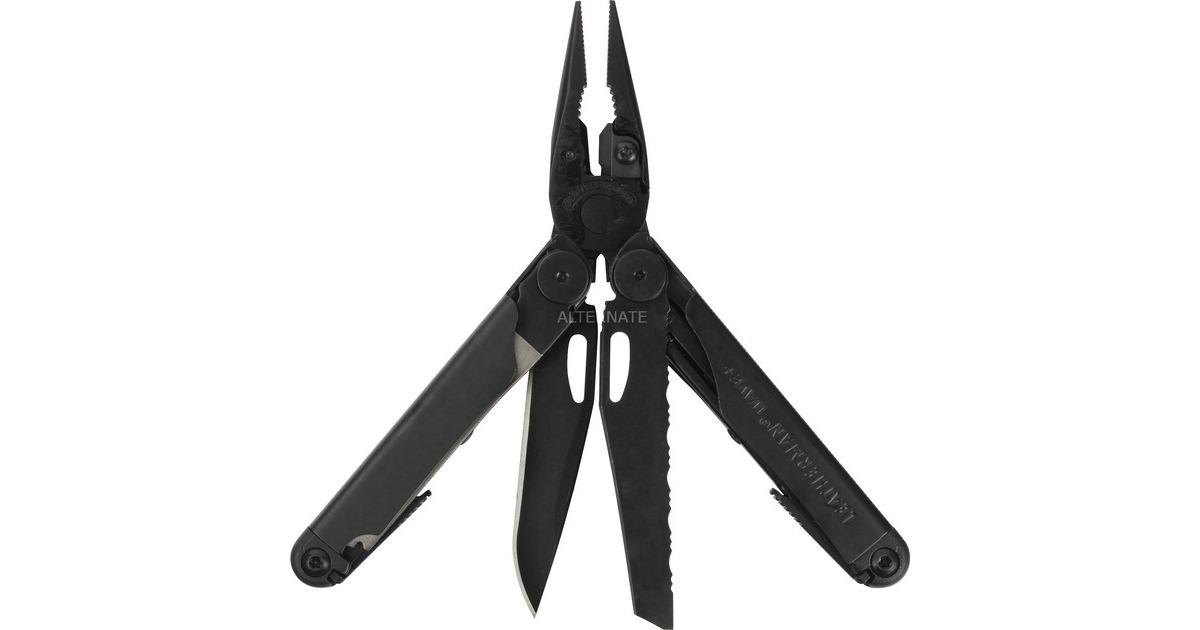 Leatherman Multitool WAVE +(schwarz, 18 Tools)