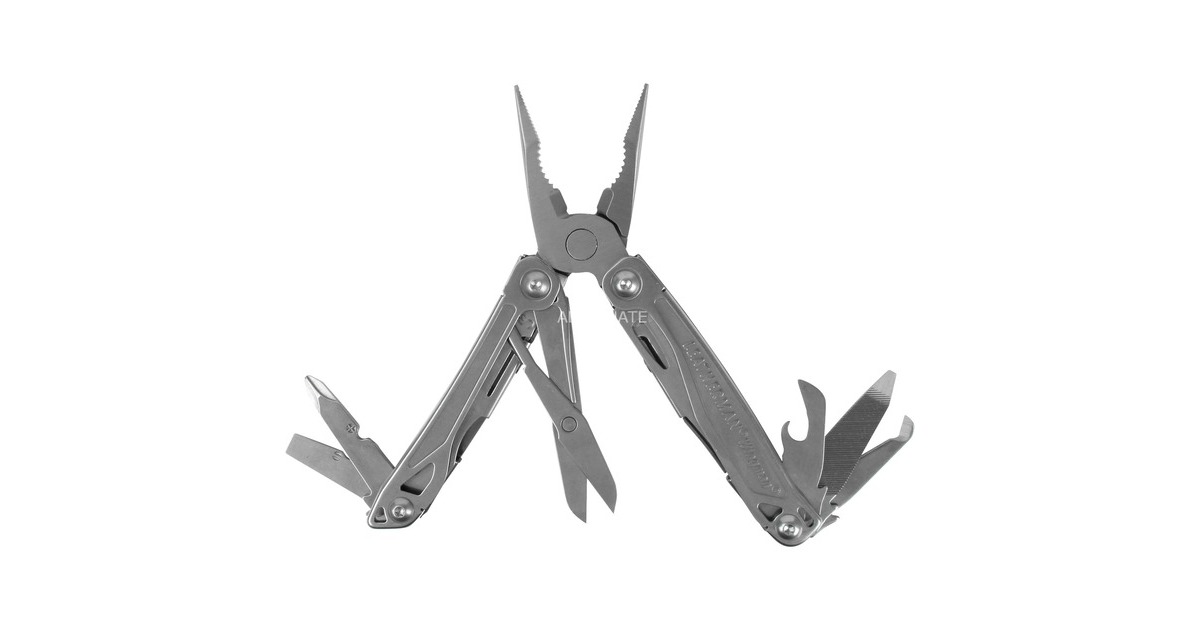Leatherman Multitool WINGMAN(schwarz/silber, 14 Tools)