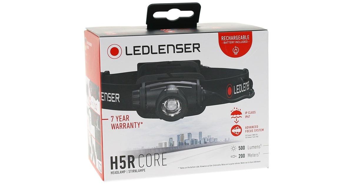 Ledlenser Stirnlampe H5R Core, LED-Leuchte(schwarz)