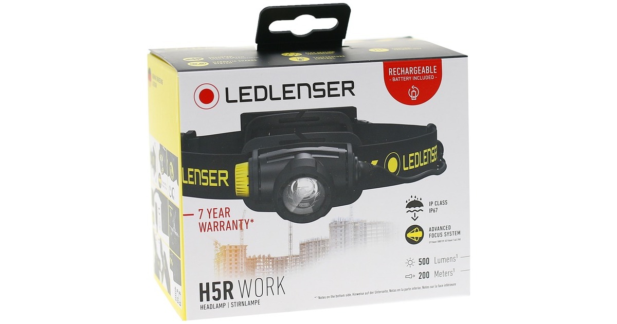Ledlenser Stirnlampe H5R Work, LED-Leuchte(schwarz)
