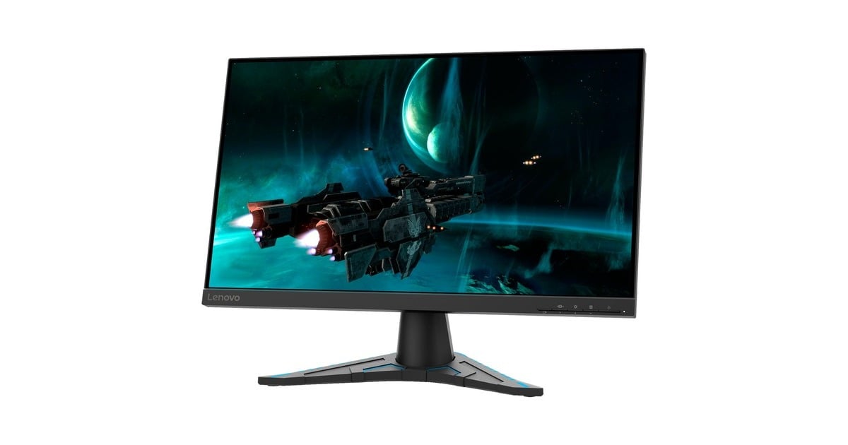 Lenovo G24e-20, Gaming-Monitor(61 cm (24 Zoll), schwarz, FullHD, AMD Free-Sync, VA, 120Hz Panel)