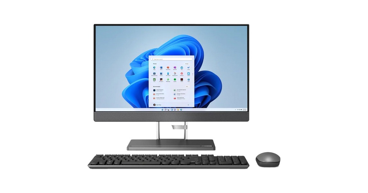 Lenovo IdeaCentre AIO 5 24IAH7 (F0GR002GGE), PC-System(grau, Windows 11 Home 64-Bit)