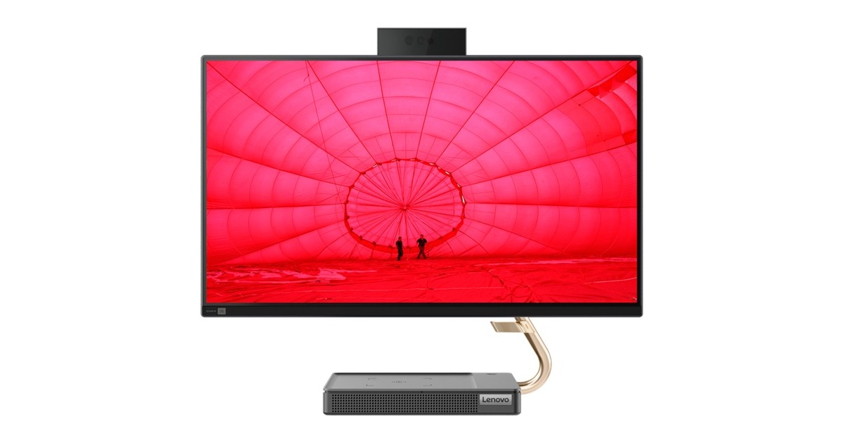 Lenovo IdeaCentre AiO 5 24ALC6 (F0G2001DGE), PC-System(grau, Windows 11 Home 64-Bit)